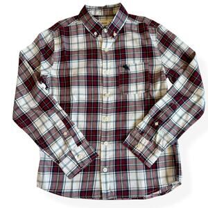 Abercrombie Kids Plaid Button Down Cotton Shirt 9/10
